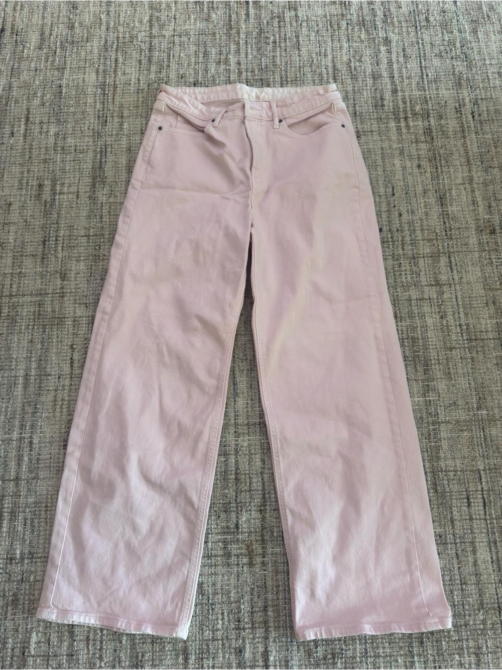 Old Navy Wide-Leg Jeans in Light Pink